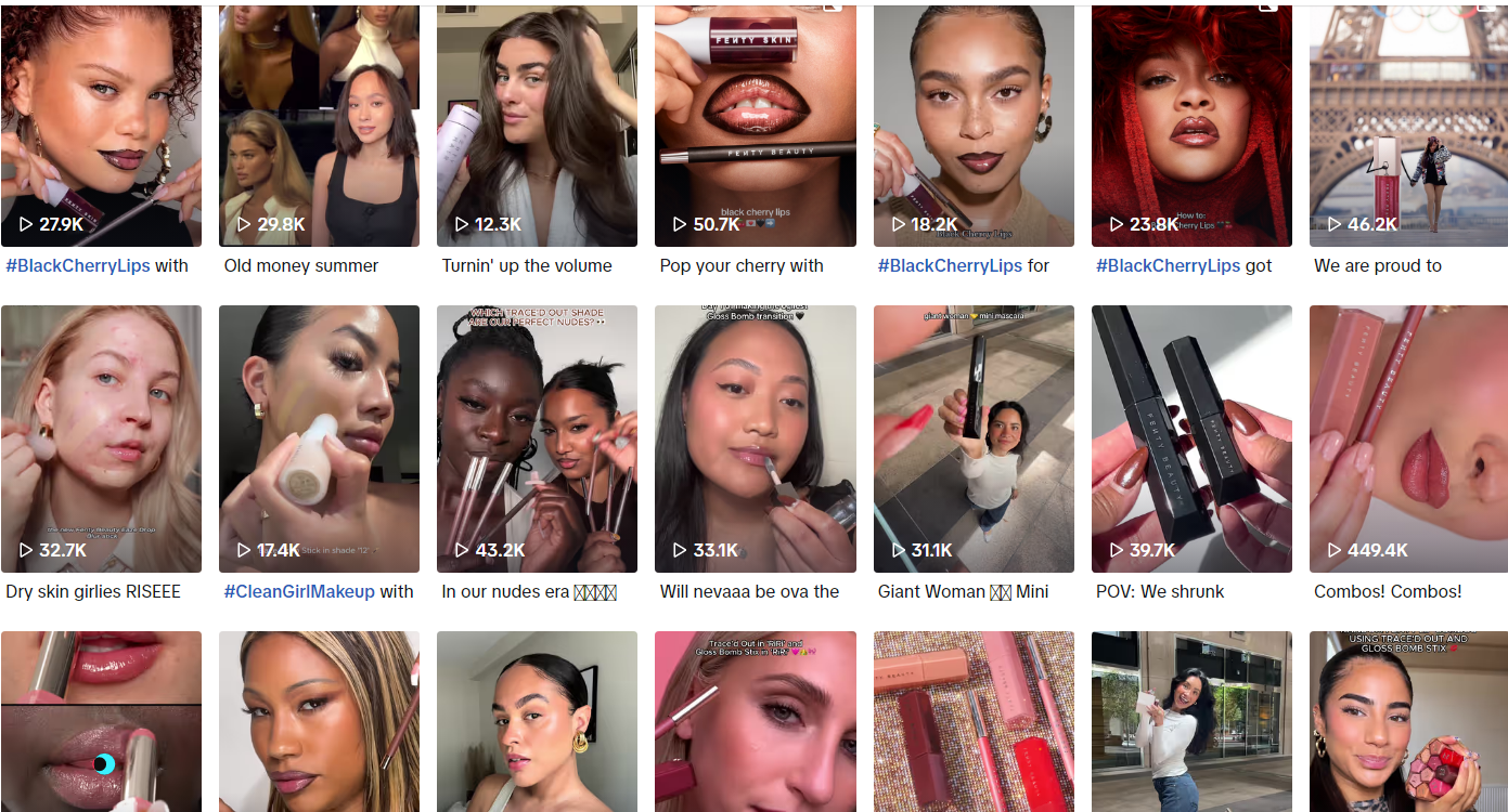 Example of Fenty Beauty