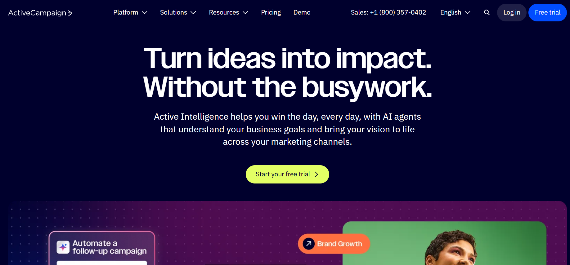 ActiveCampaign Landing Page