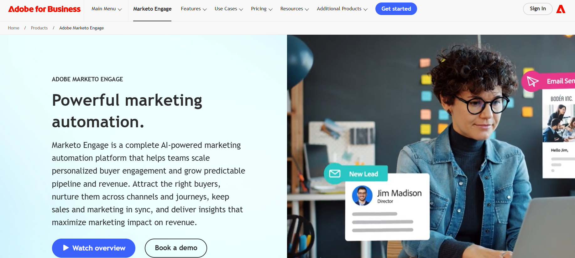 Marketo Engage Landing Page