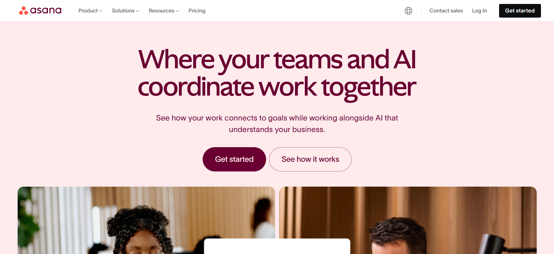 Asana Landing Page