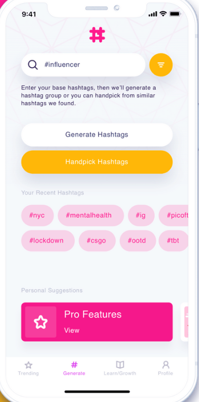 Hashtag Expert’s App