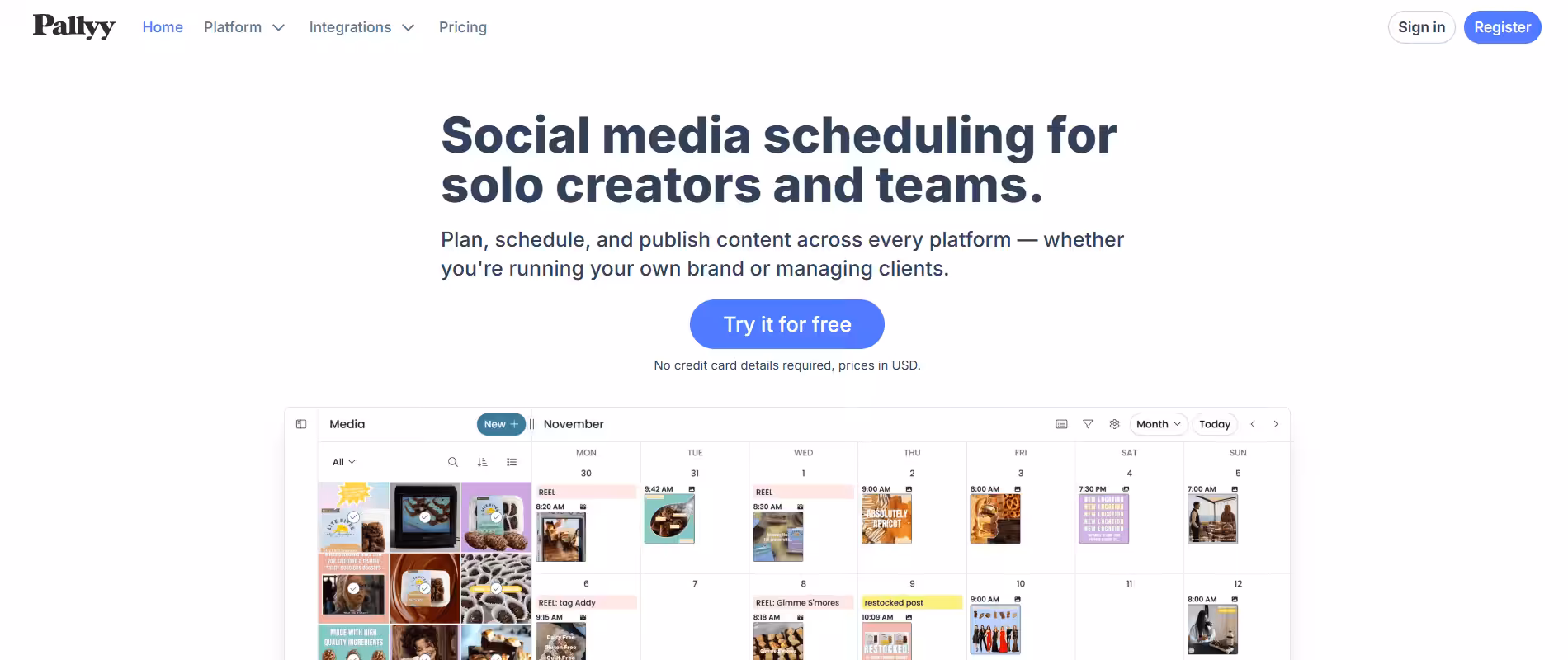 15 Best Instagram Growth Tools to Boost Your Presence in 2026 8 Pallyy Homepage