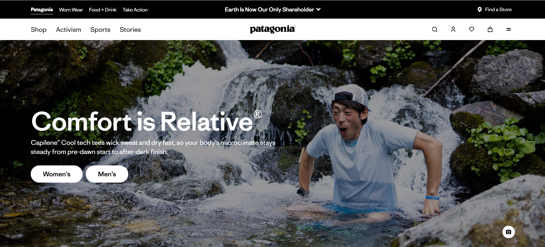 Patagonia’s Home Page