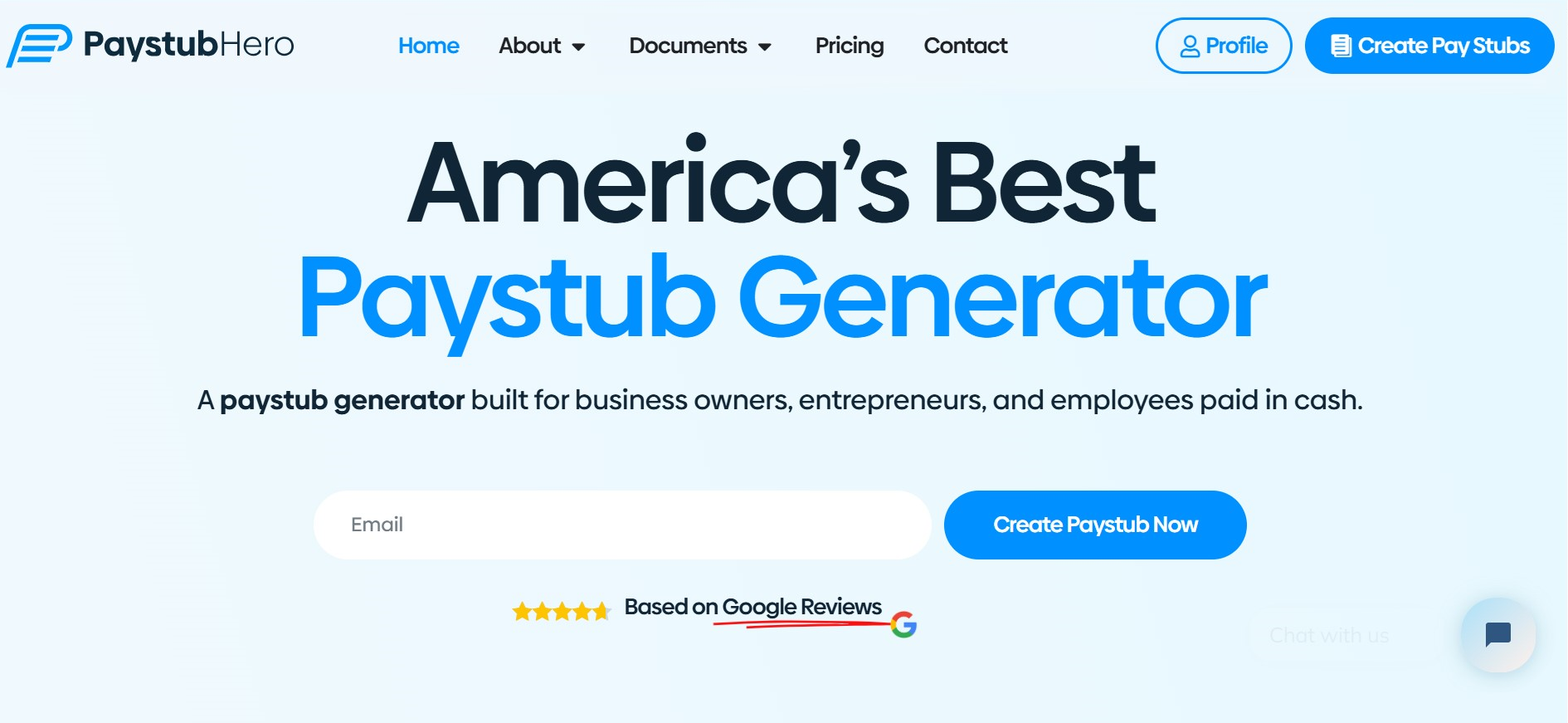 paystub homepage