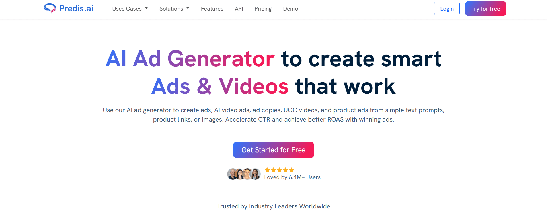 Predis.ai Landing Page