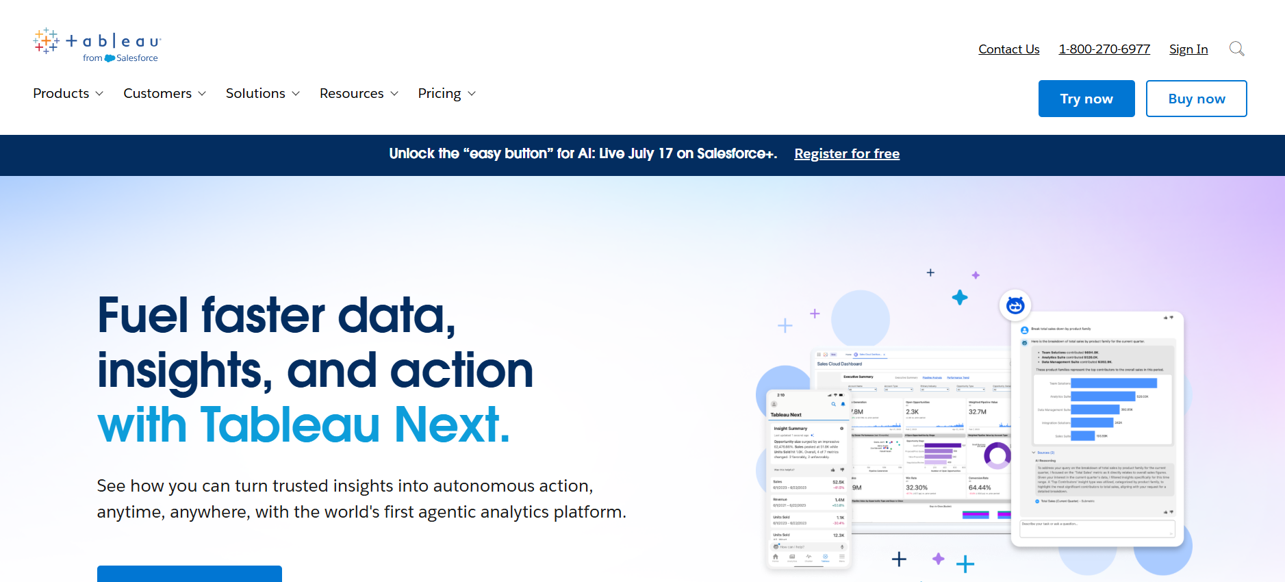 Tableau Landing Page