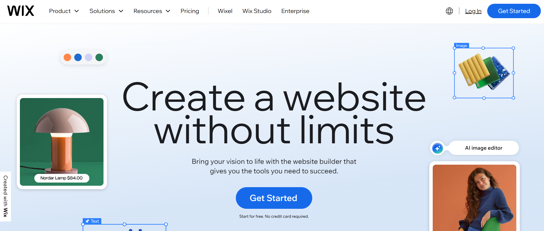 Wix Landing Page