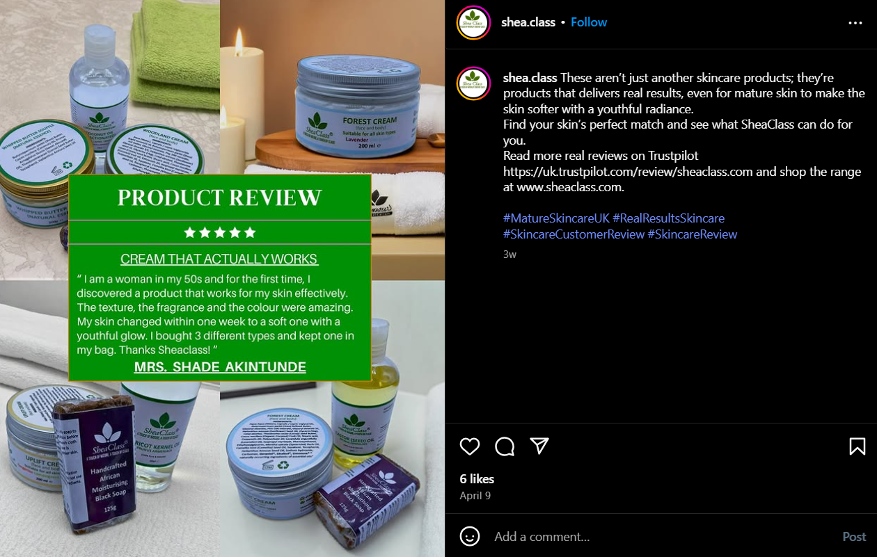 A Customer Review of a Product of Direct to Consumer Marketing Brand