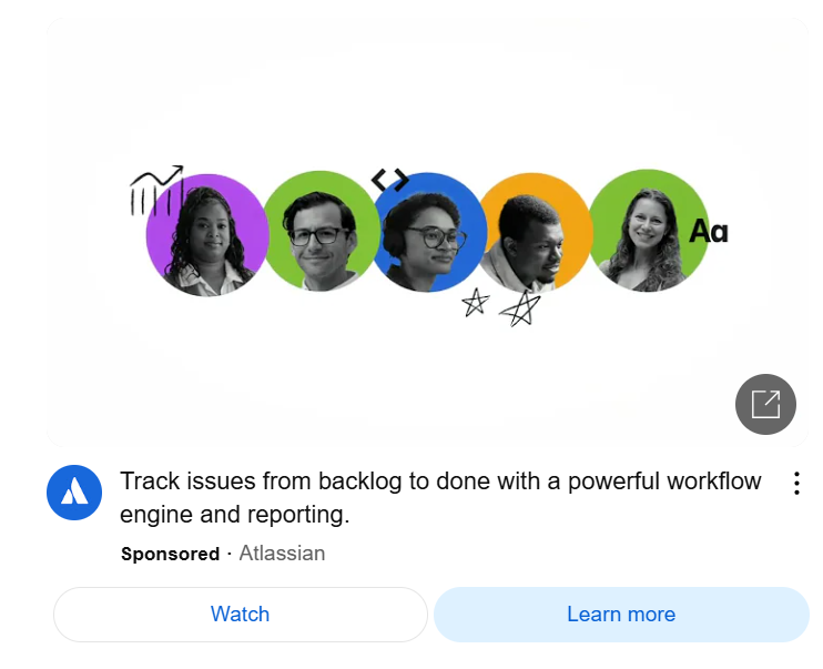 Atlassian’s Ad on YouTube