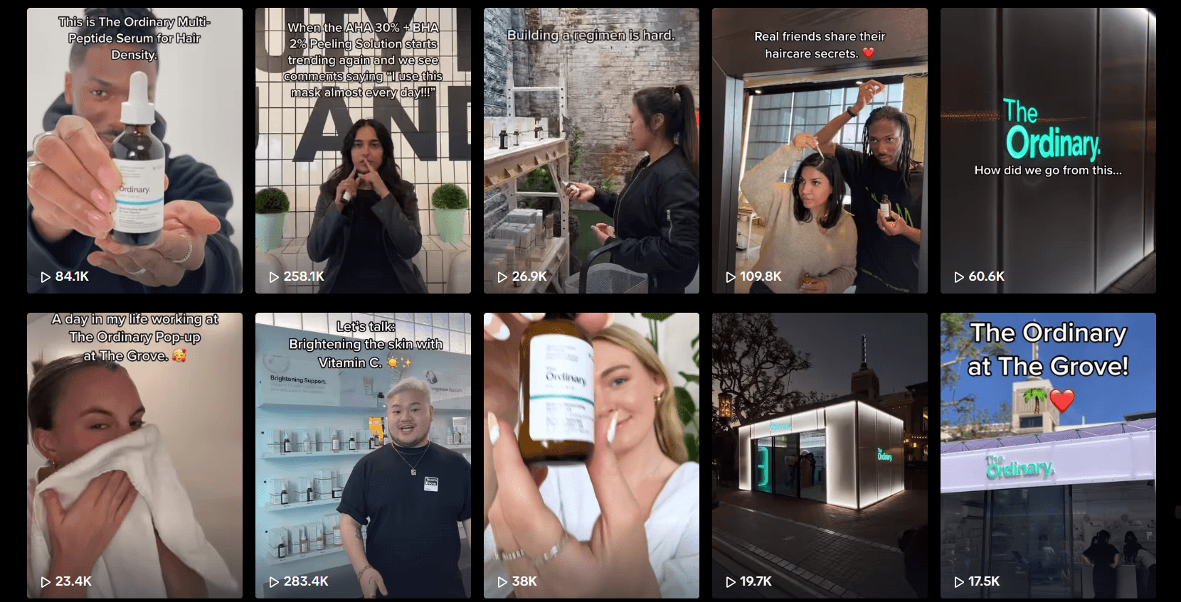 Digital Marketing Funnel Explained: Stages, Strategies, and Best Practices in 2026 3 The Ordinary’s TikTok Posts From Awareness Stage