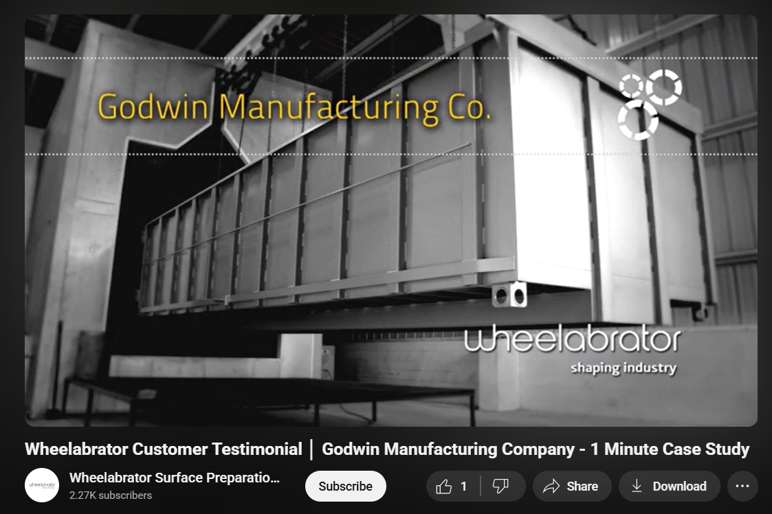 A Manufacturing Company Sharing the Video of Its Customer’s Testimonial