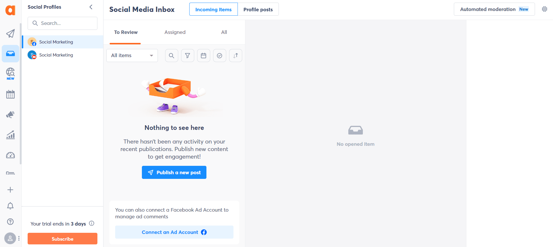 Best Social Media Management Tools for Real Estate Agencies in 2025 15 Agorapulse' Dashboard