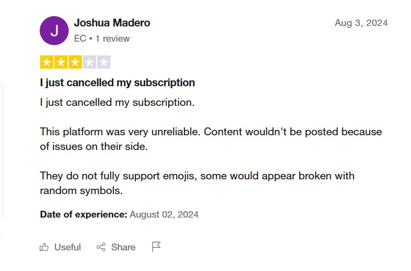 Joshua’s Experience of Using Radaar on Trustpilot