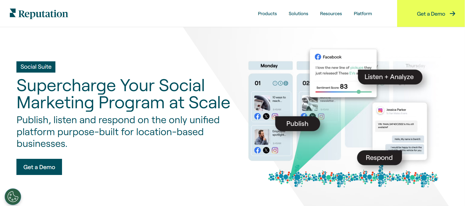 Nuvi AKA Reputation’s Landing Page