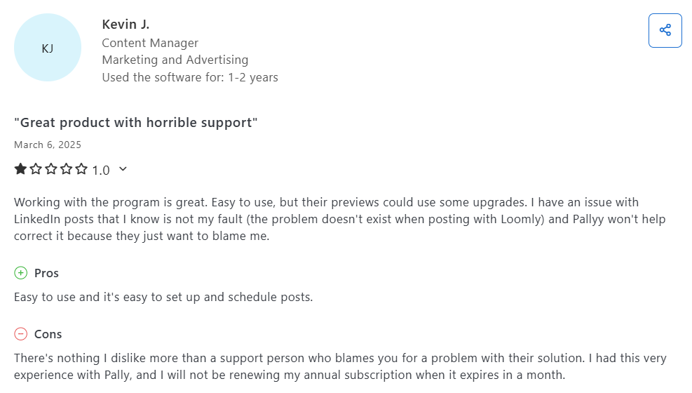 A Pallyy User Reviewed Its Customer Support