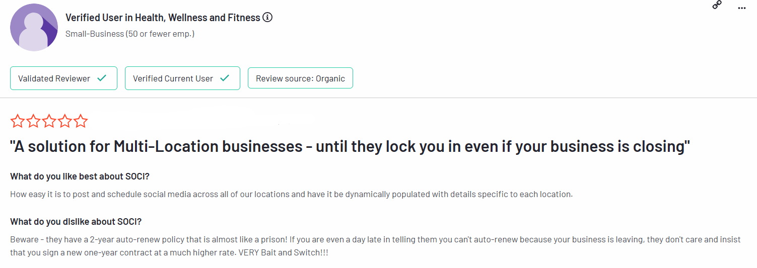 A Review of SOCi on G2