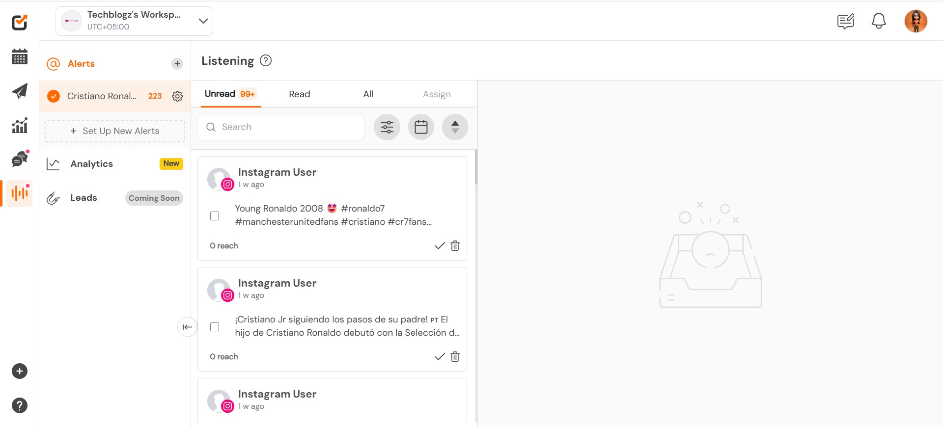 Social Champ’s Social Listening