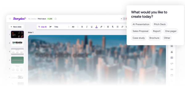 Storydoc editor
