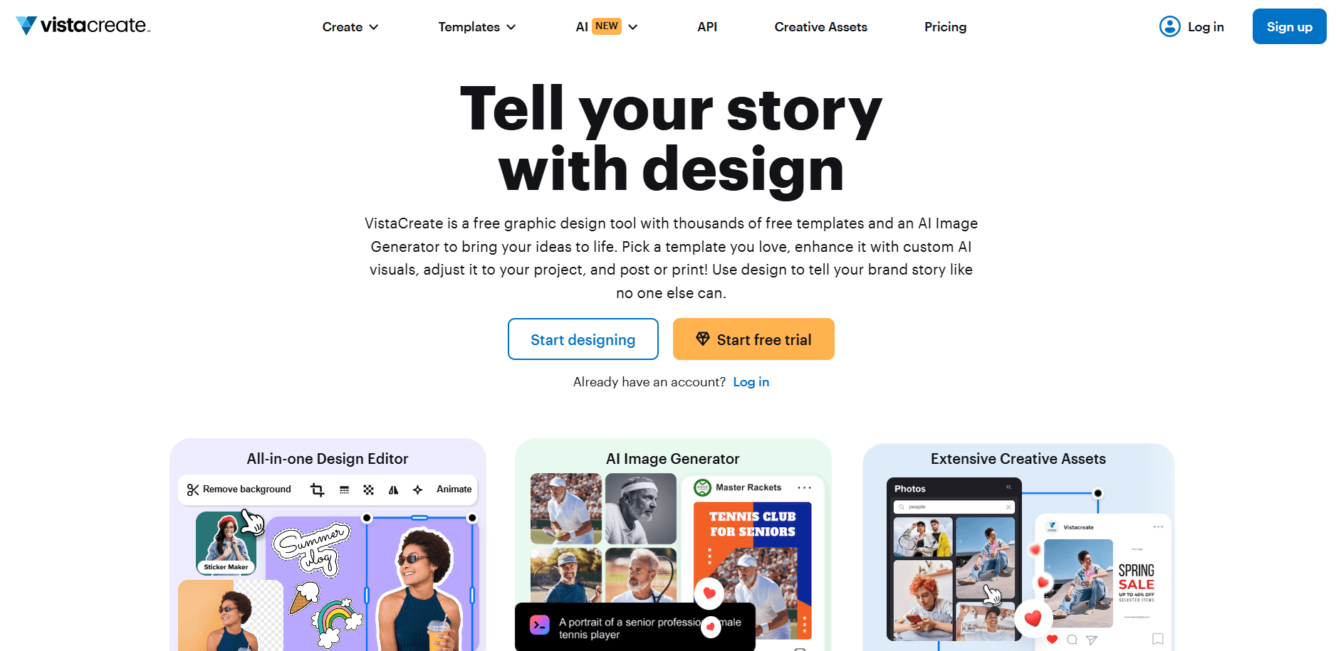 Vistacreate Dashboard
