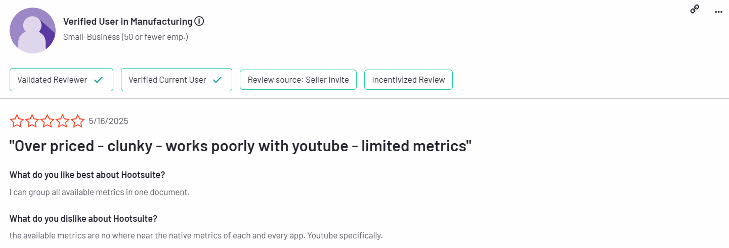 a review of hootsuite on g2