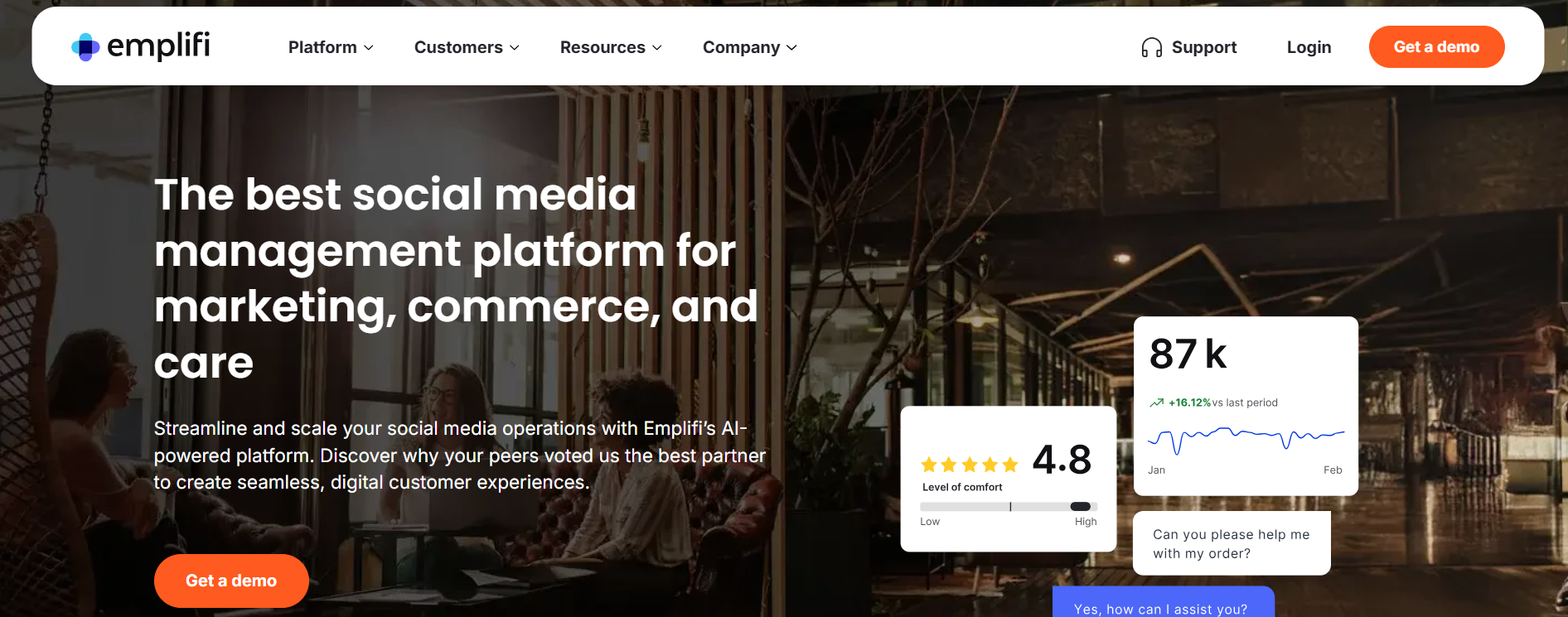 Emplifi's Webpage