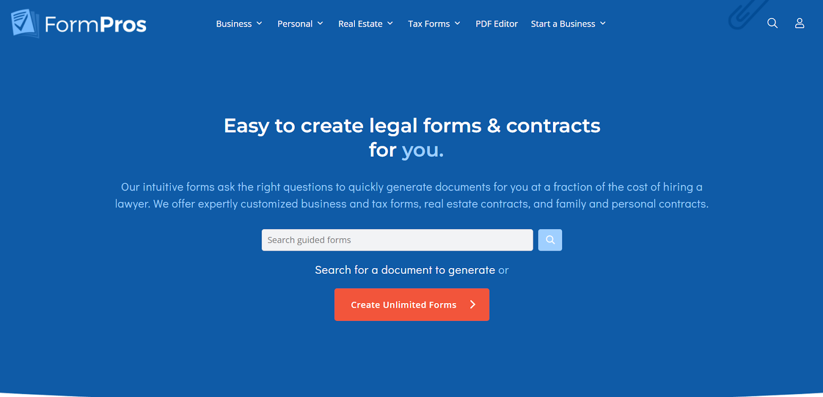 formpros homepage