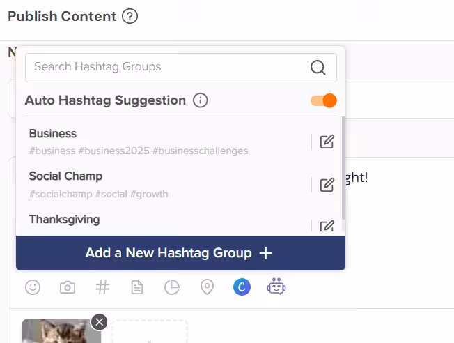 How to Use Instagram in 2026: Guide for Beginners 12 Hashtag Suggestions on Social Champ's Dashboard