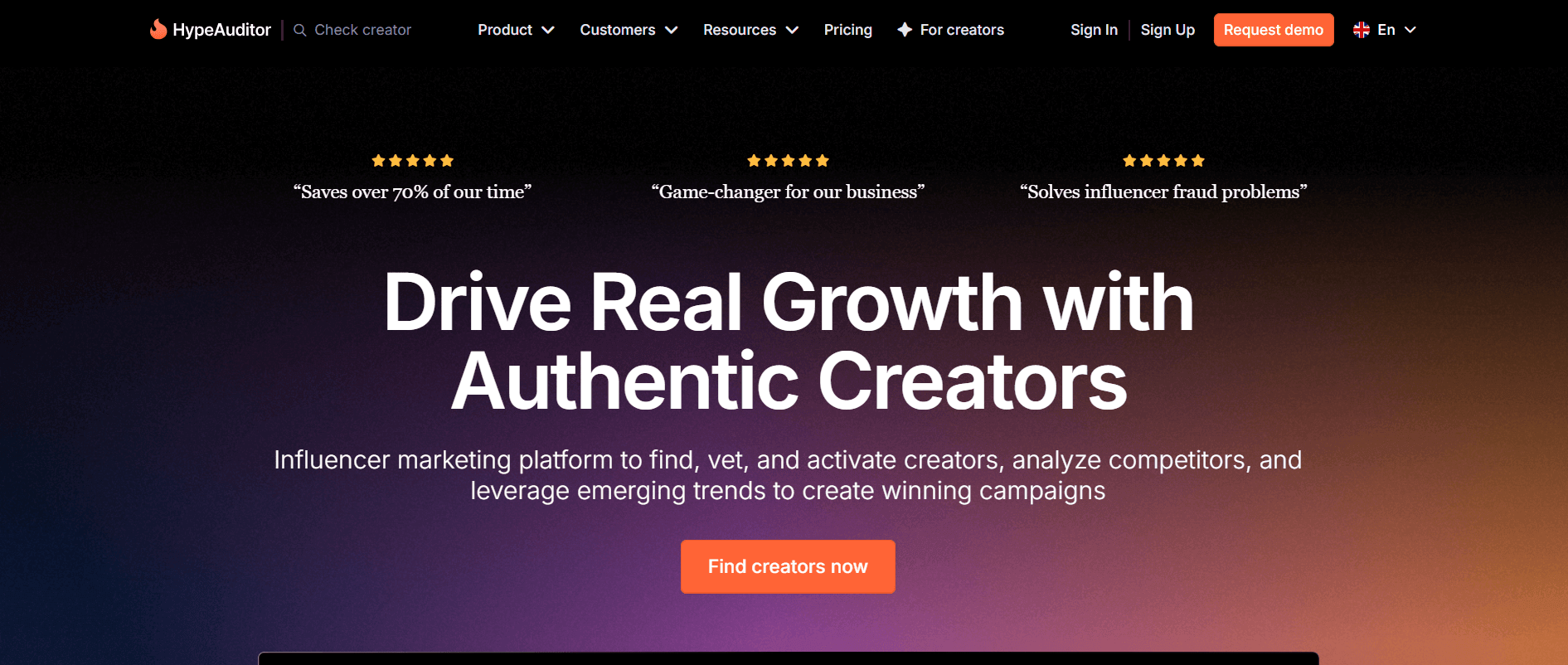 HypeAuditor's Webpage