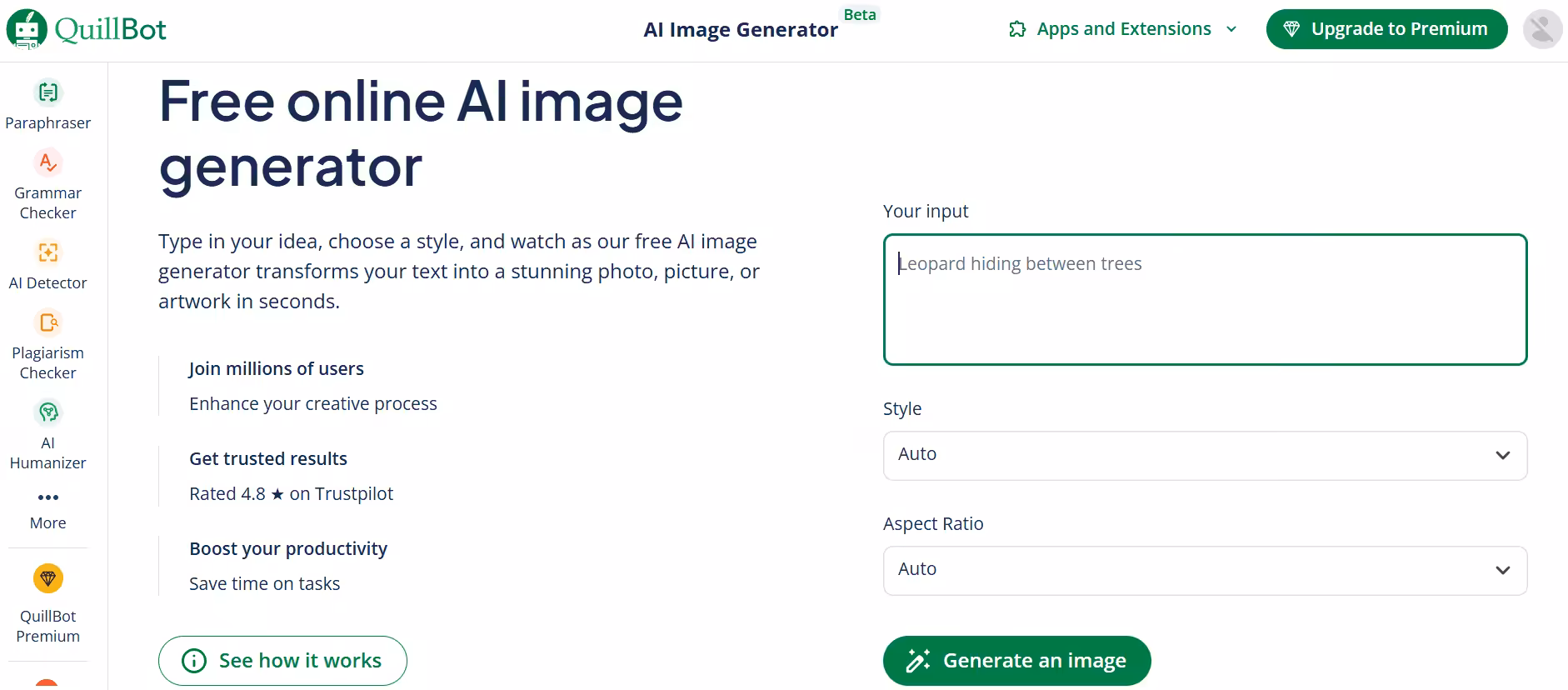 Best AI Content Creation Tools in 2026: Smarter Writing, Visuals & Social Media at Scale 20 quillbot homepage