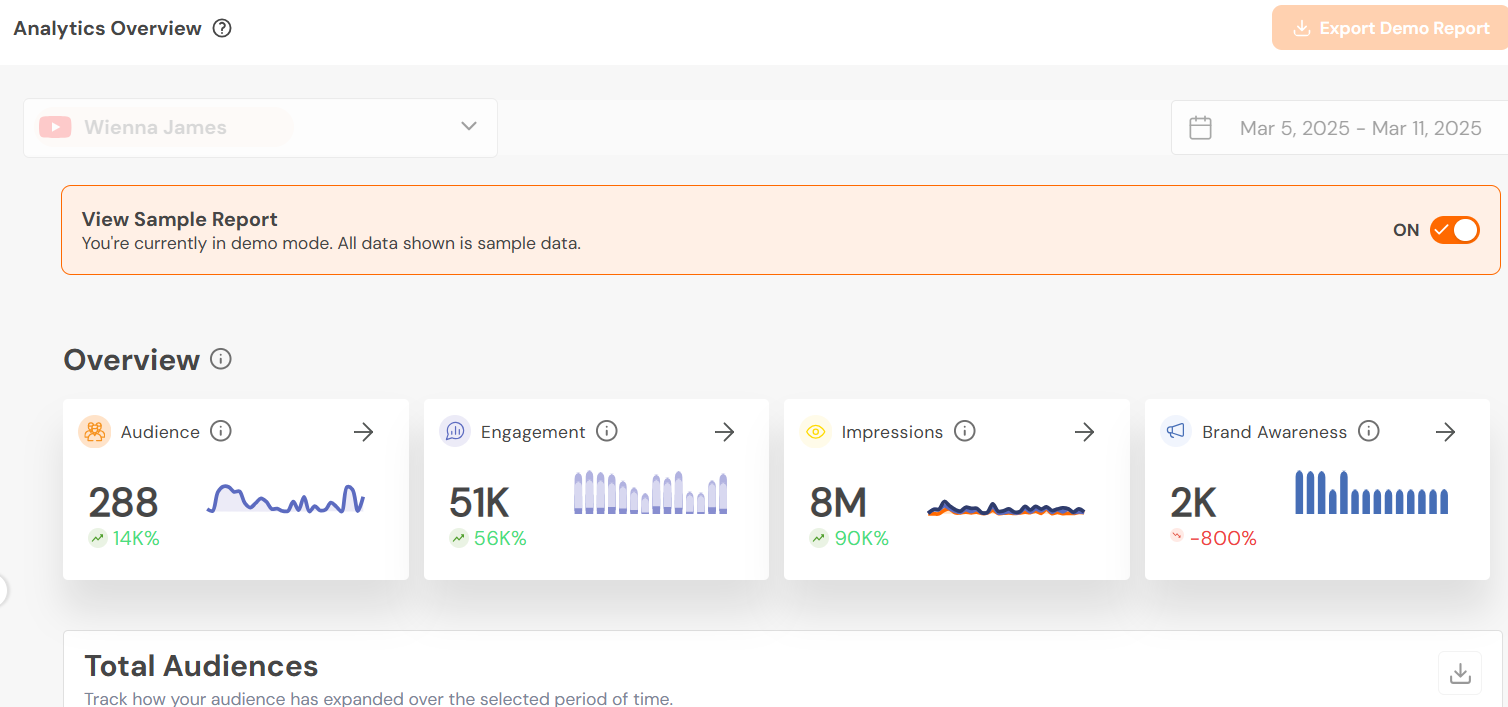 Social Champ’s Analytics Report
