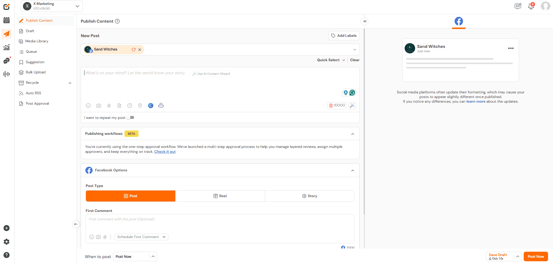 Social Champ's Dashboard