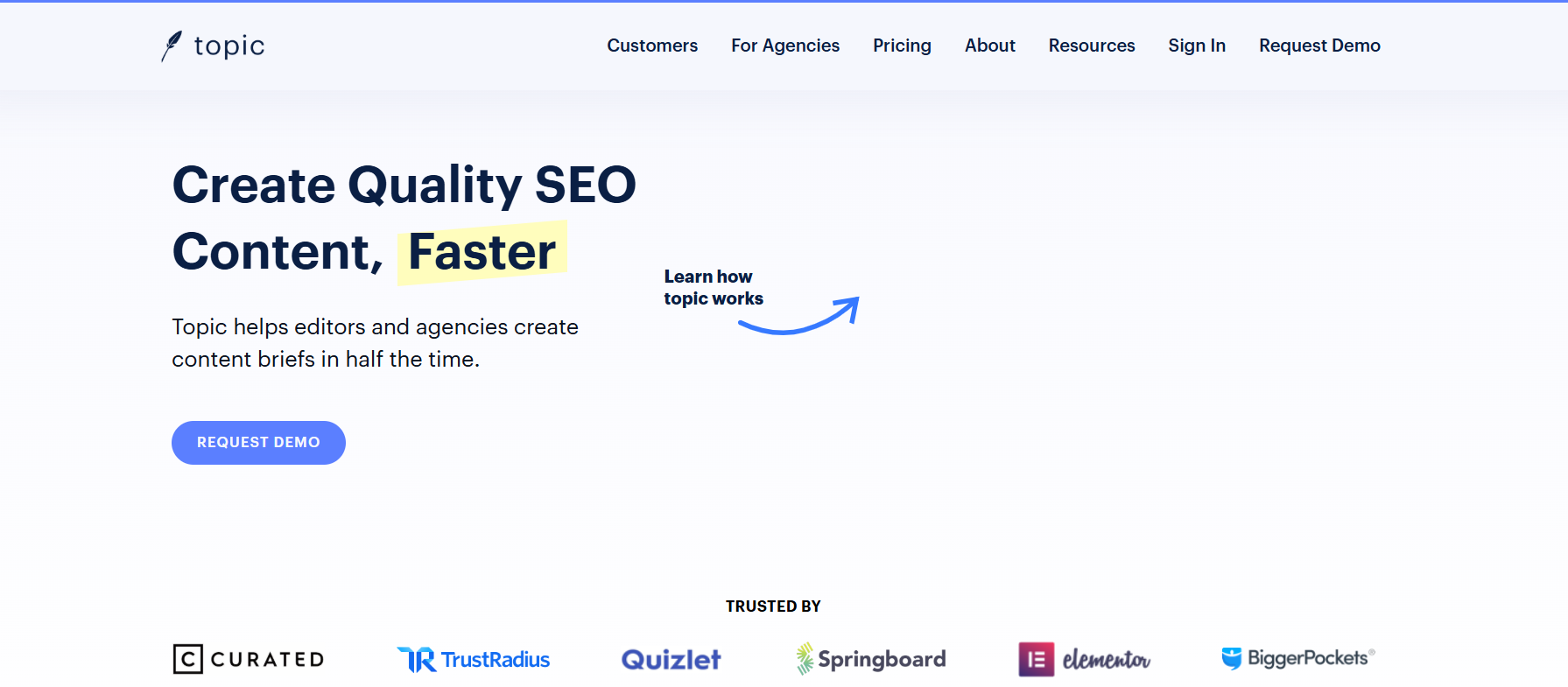Topic’s Homepage