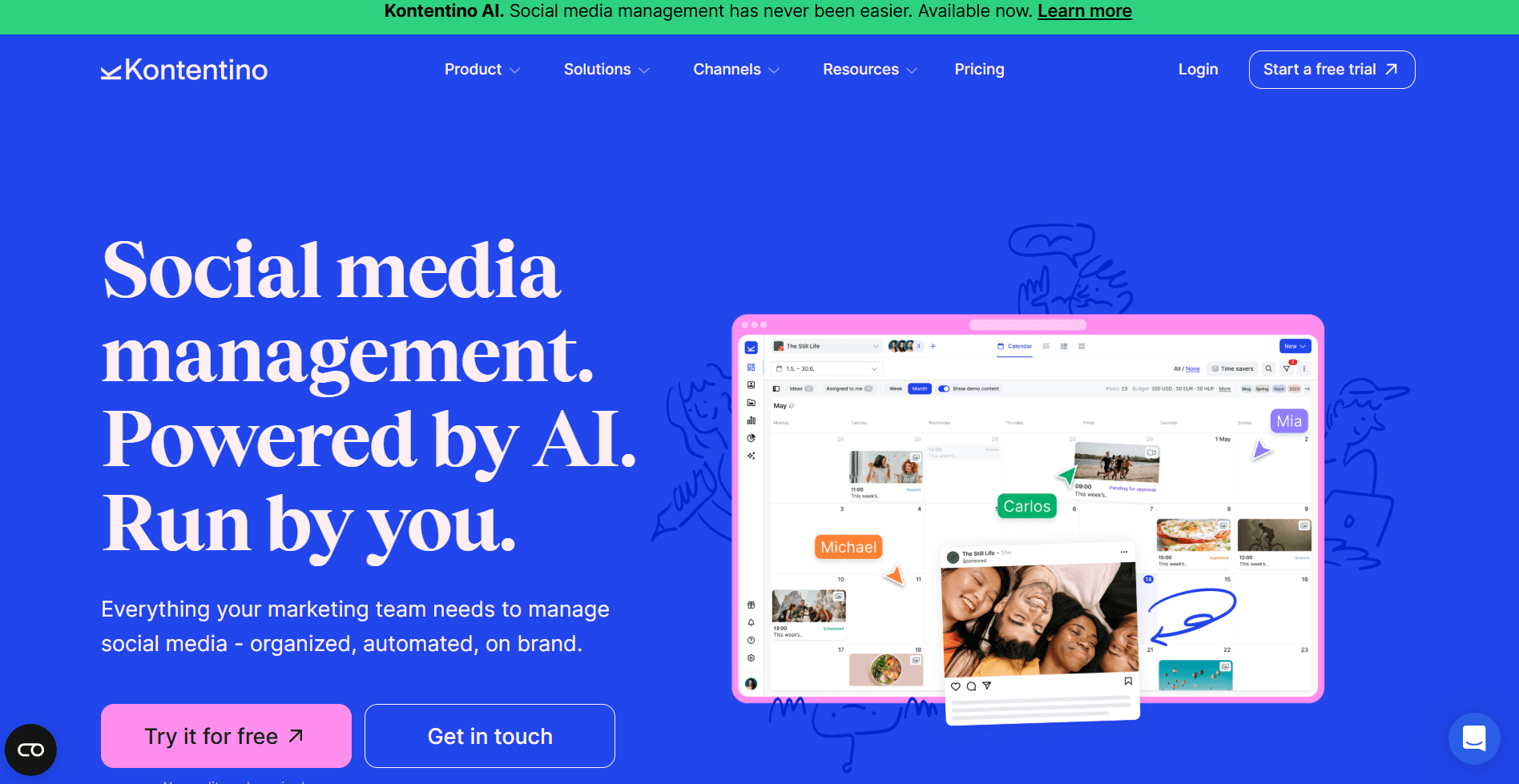 Everything You Need About Kontentino Pricing 6 Kontentino’s Web Page