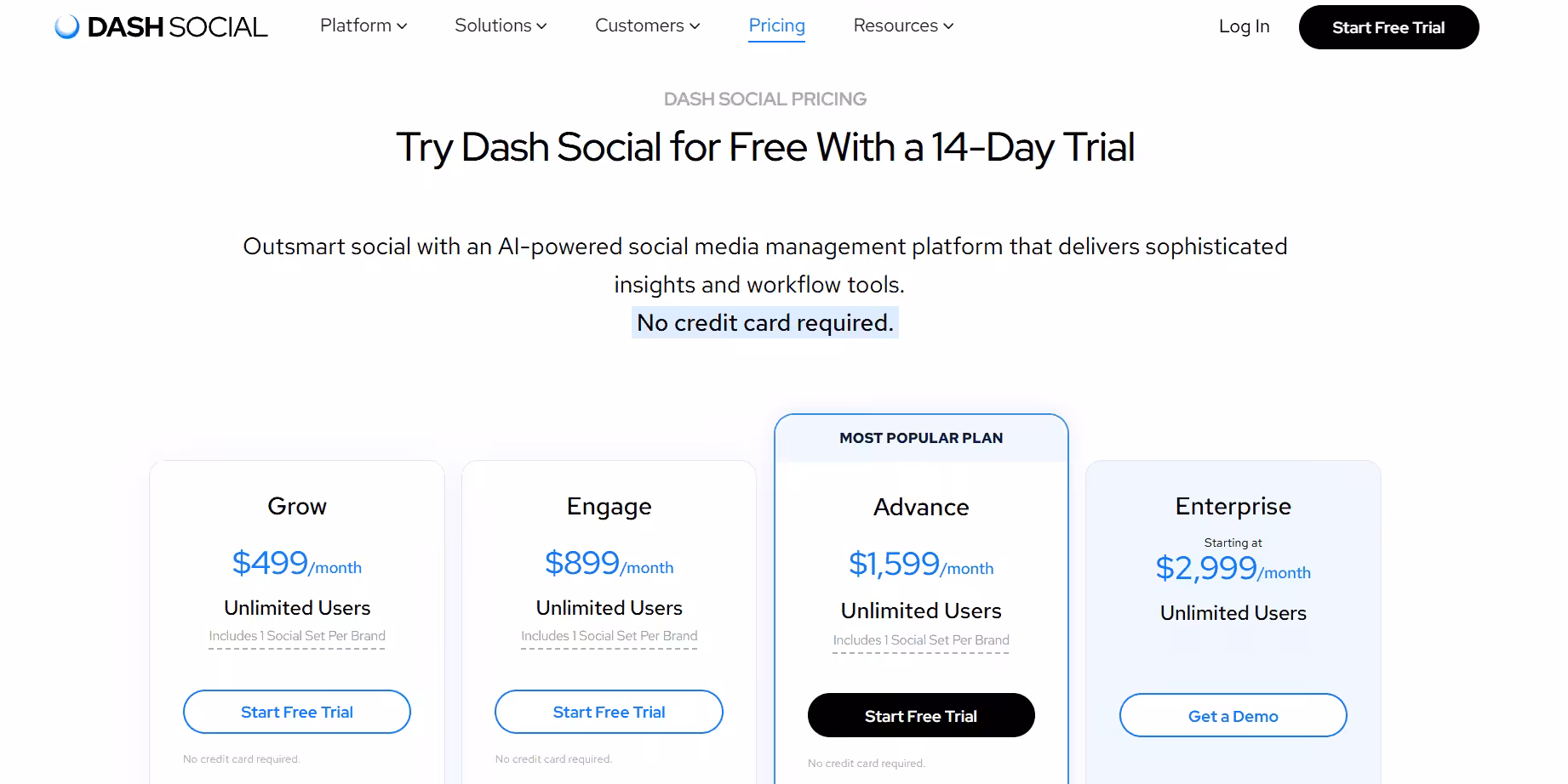 Everything You Need to Know About Dash Social Pricing 7 Dash Social’s Pricing Plans