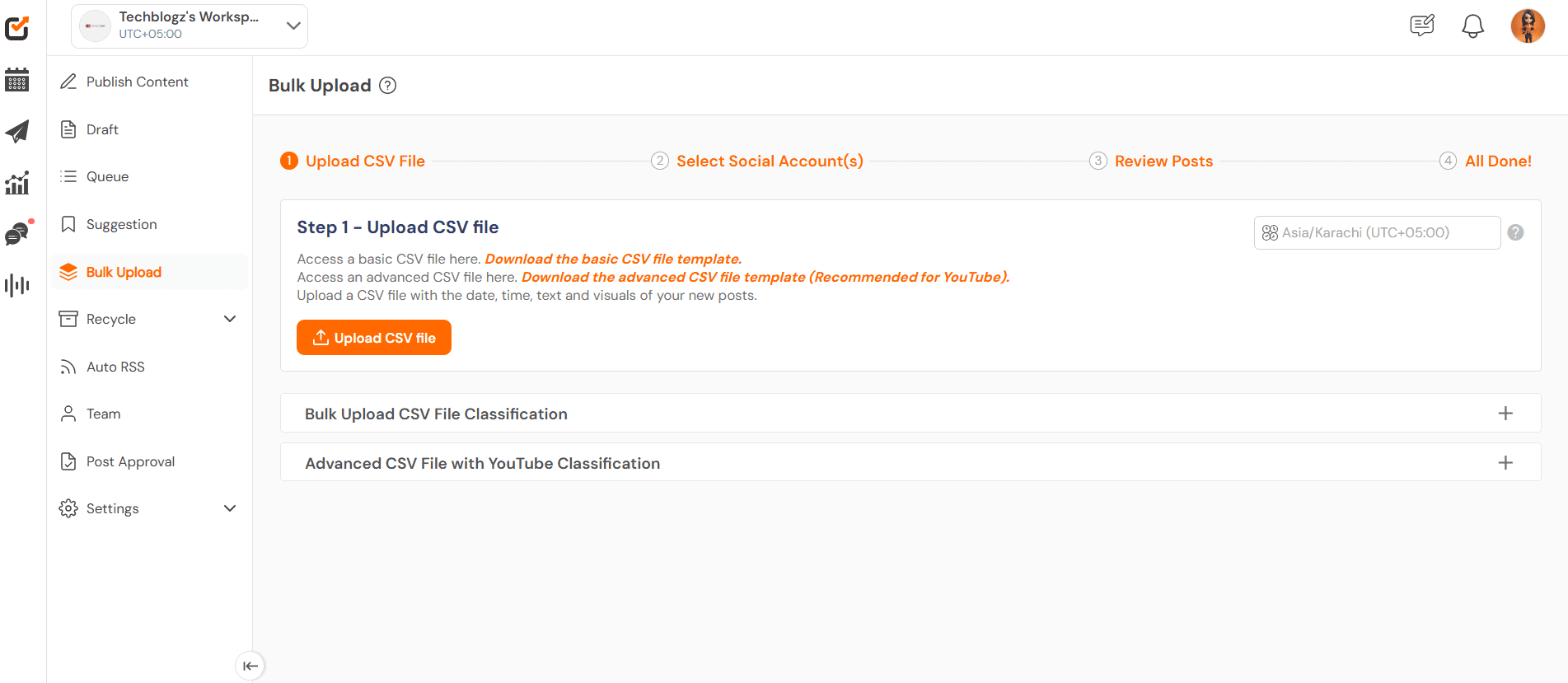 Everything You Need to Know About Coosto Pricing 13 Social Champ’s Bulk Upload Feature