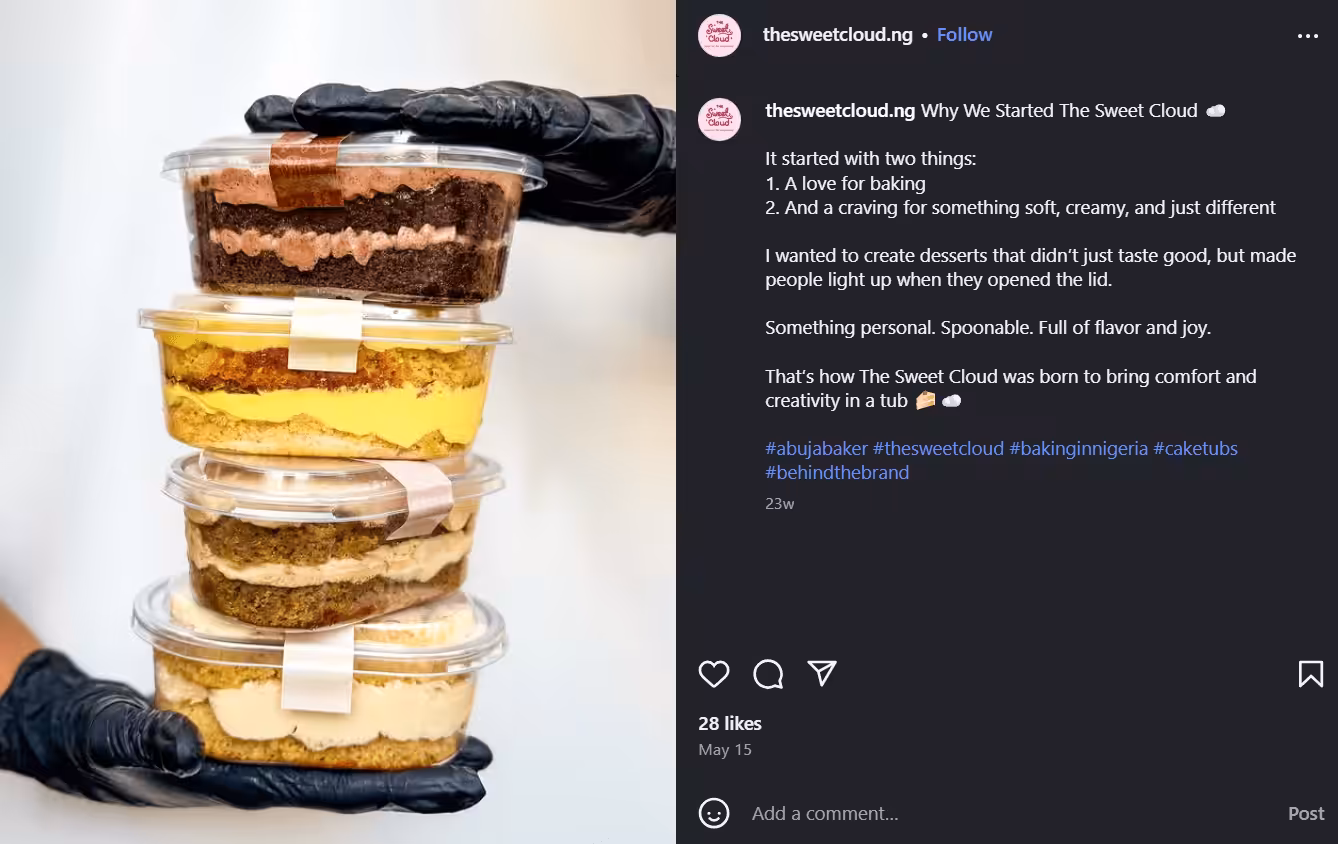 Social Media Storytelling: How It's Done in 2026 9 An Instagram Post Showing Behind the Brand
