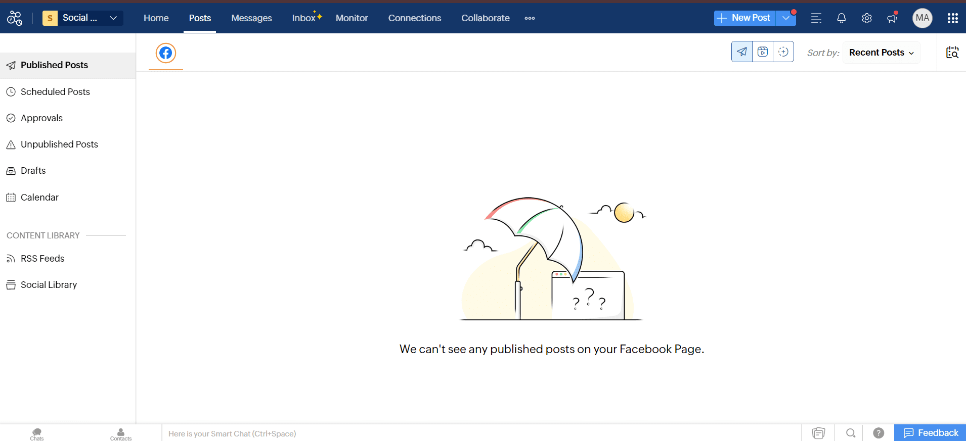 Top 12 Community Management Tools for Social Media in 2025 (Tried & Tested) 16 Zoho Social's Dashboard