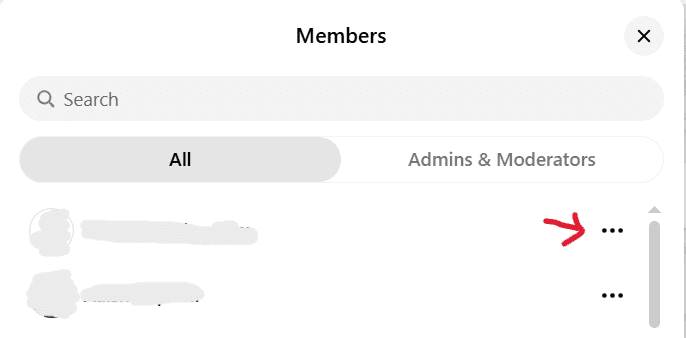 Removing Members One by One From the List