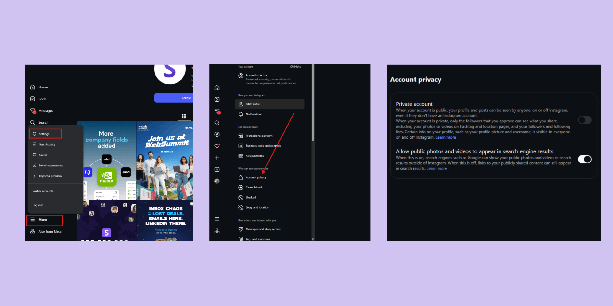 How to Make Your Account Private on Desktop