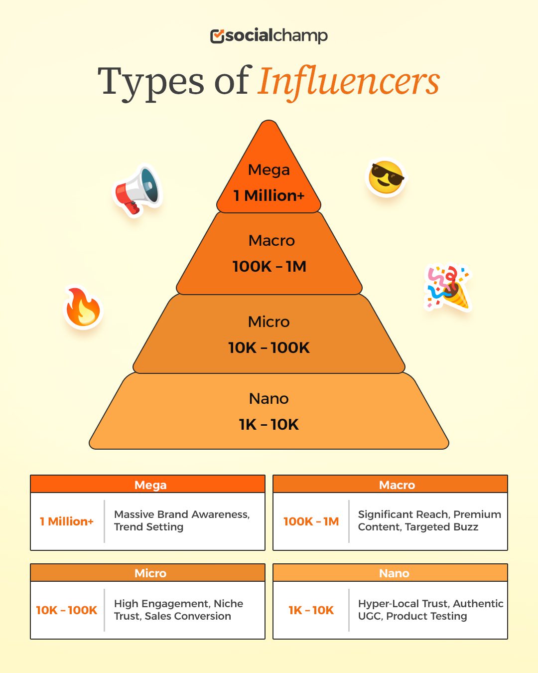 Types of Influencers Infographic