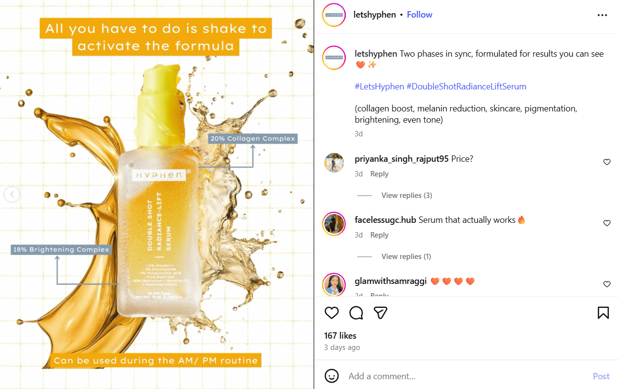 Informational Post on Instagram by @letshyphen