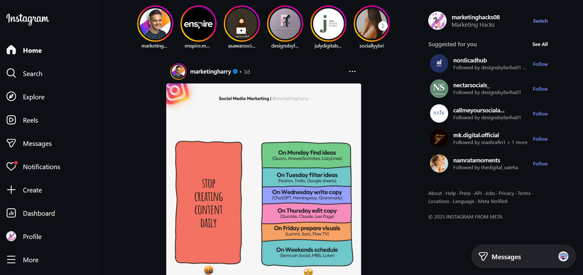 How Is Threads Different From Instagram? Key Differences Explained 7 Instagram Home Feed