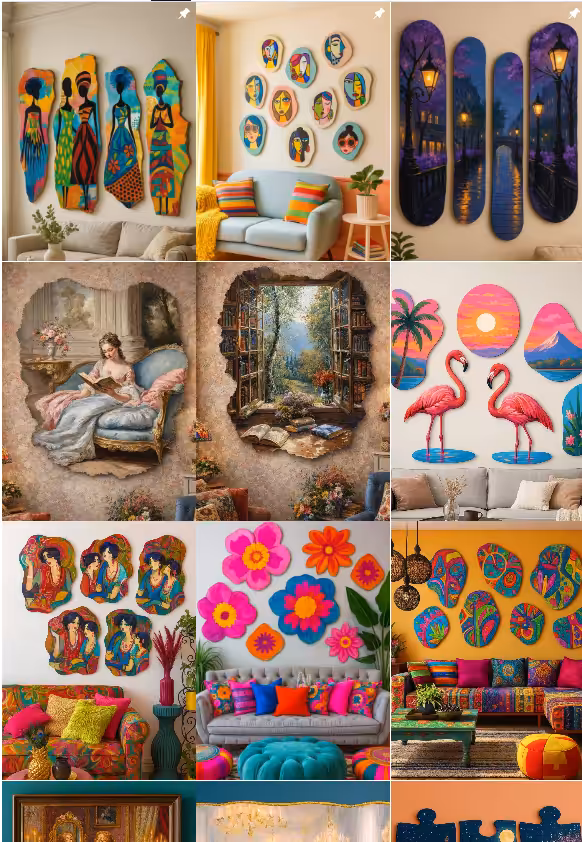 Instagram Grid of Potters.Gallery on Instagram
