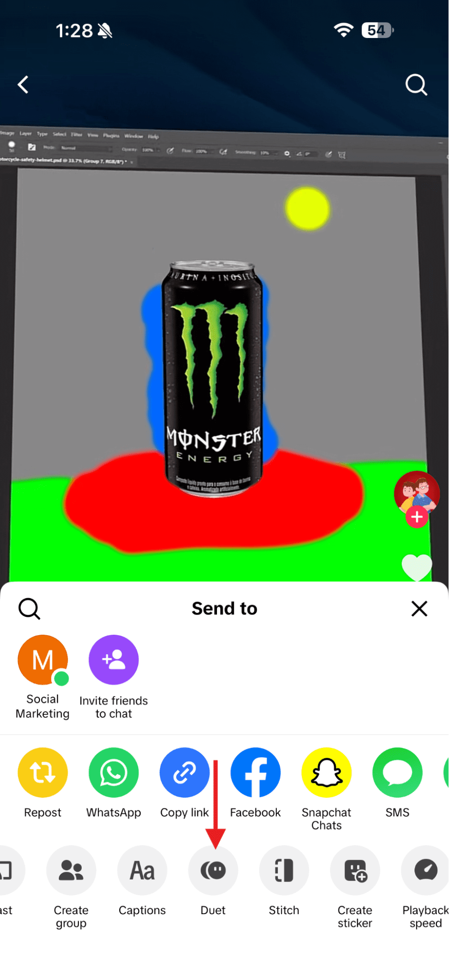 Select the “Duet” Option