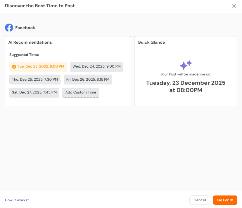 Social Media Marketing for Property Management: A Guide for Mixed-Use Property Managers 13 Social Champ’s Best Time to Post Feature