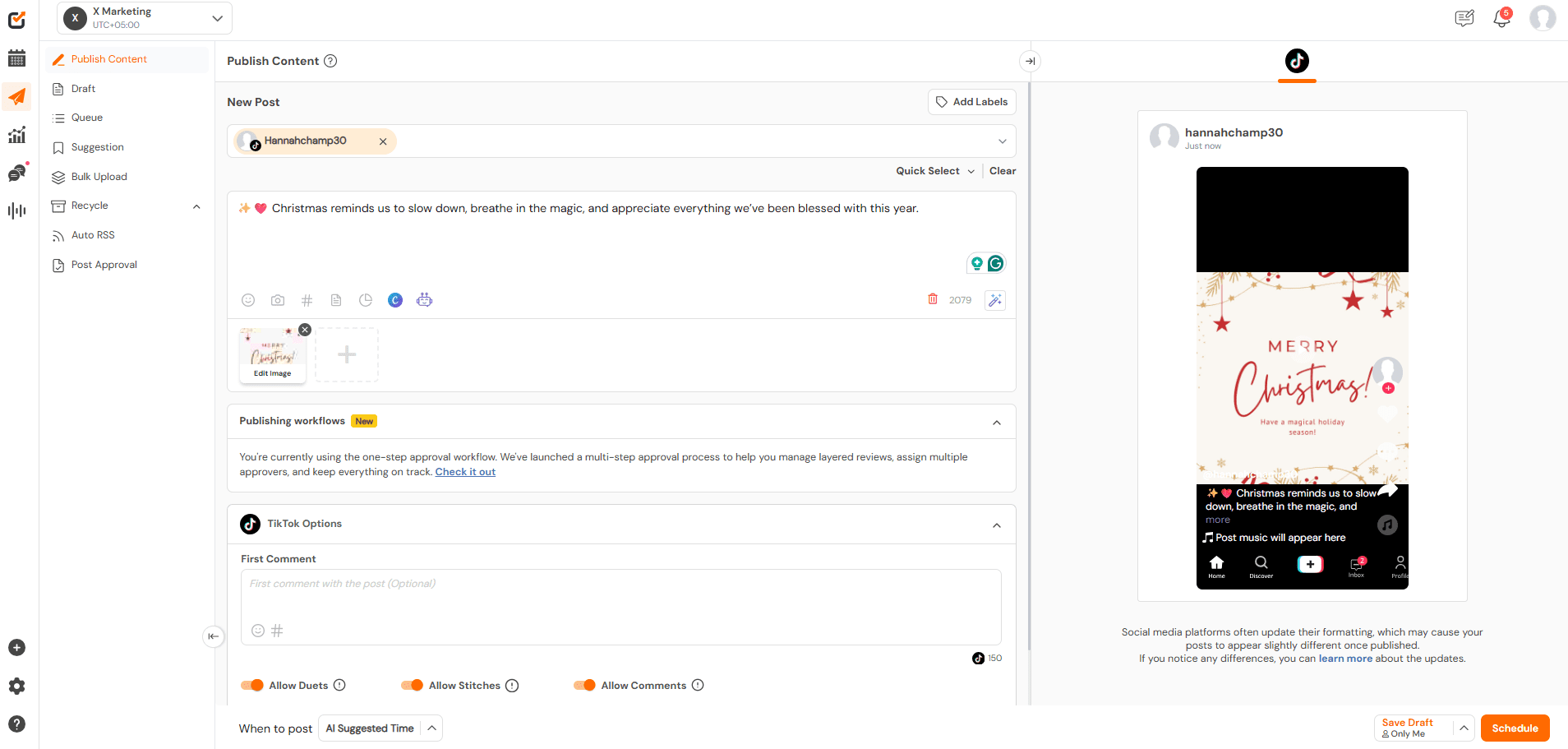 Social Champ's Dashboard