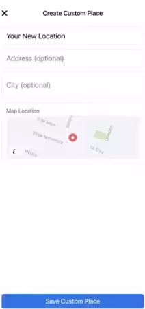 Create Custom Place