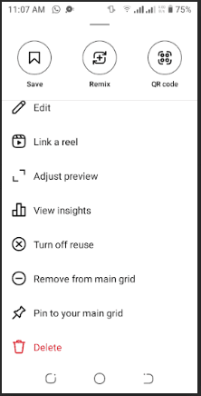How to Edit Grid on Instagram in 2026 (Complete Guide) 7 Select Pin to Your Main Grid