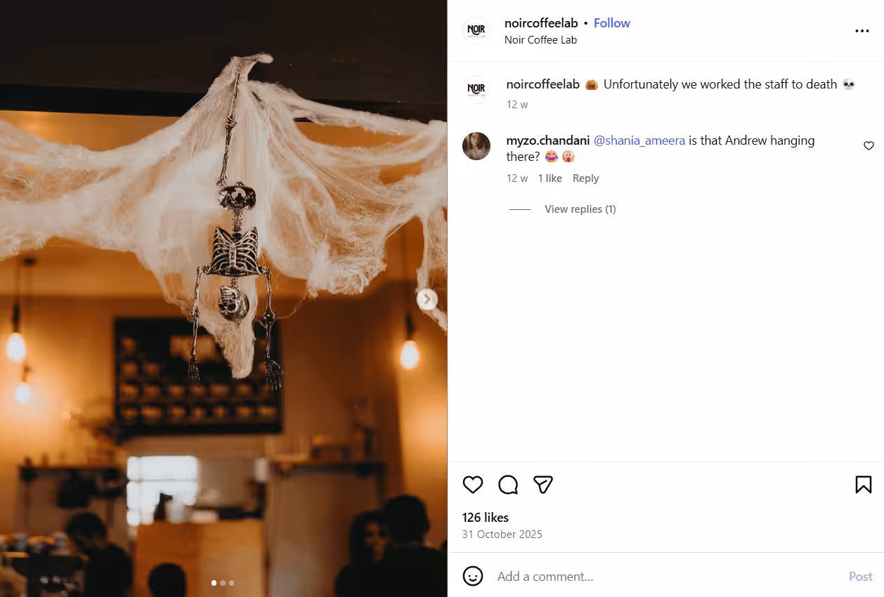 Noir Coffee Lab Showcasing Expert Writing Skills