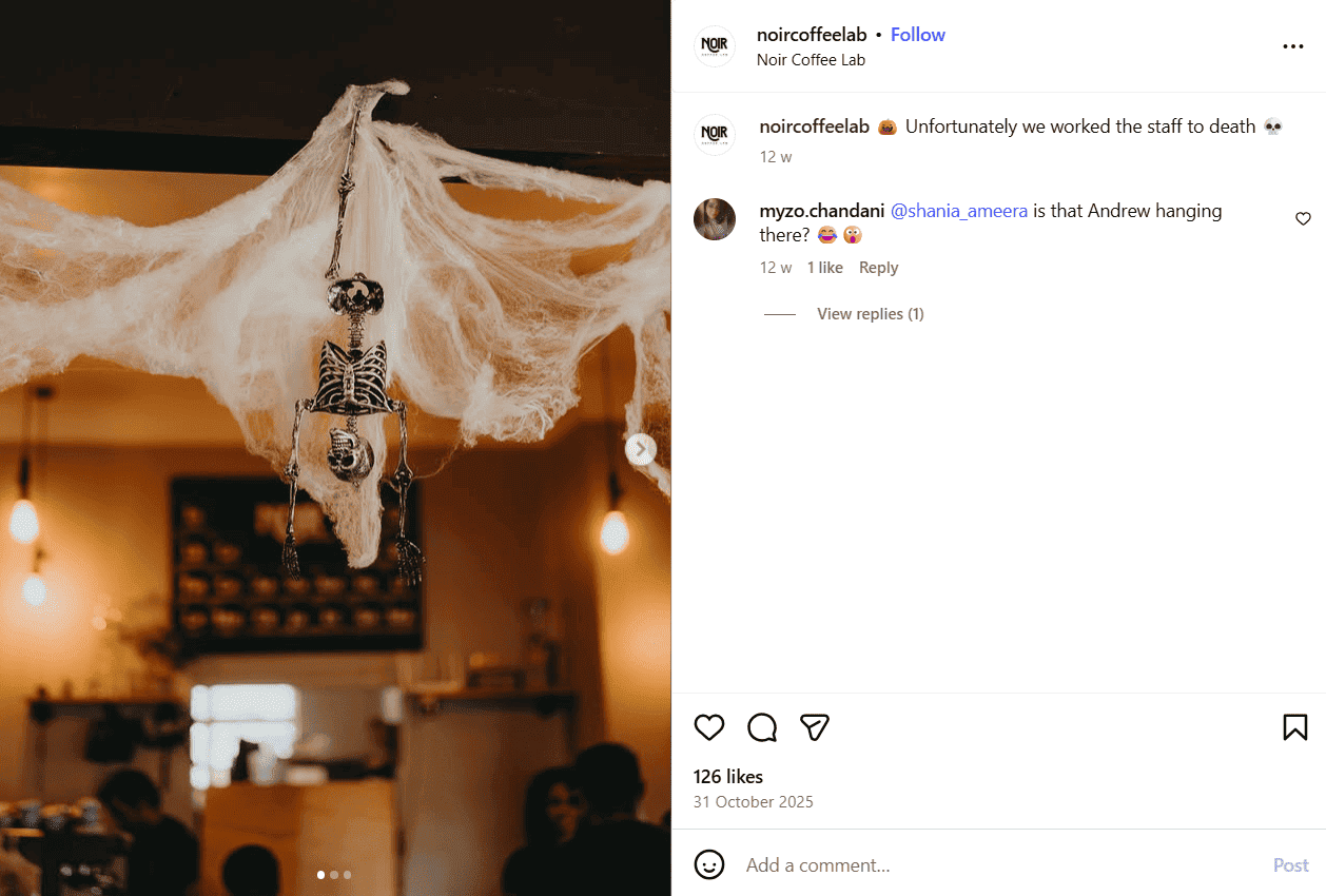 Noir Coffee Lab Showcasing Expert Writing Skills